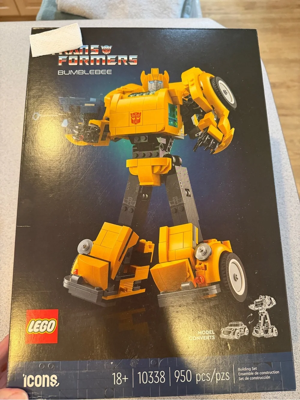 New Lego icons Transformers BUMBLEBEE 2-in-1 Model Converts Building Set 10338